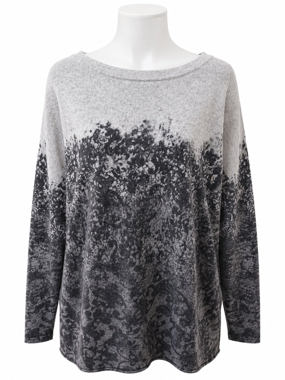 Lafayette 148 NY 100% Cashmere Ombre Print Sweater 3X